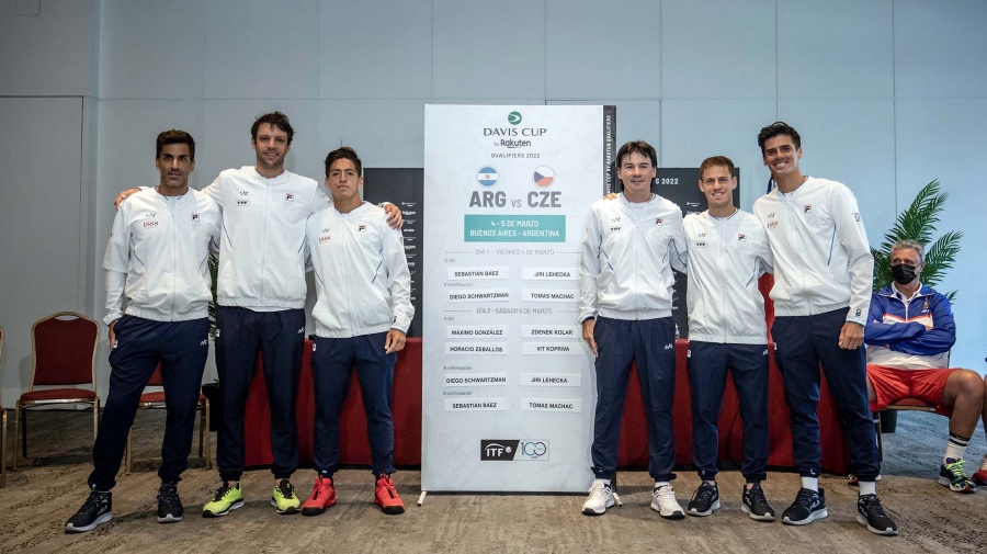 El equipo argentino de Copa Davis