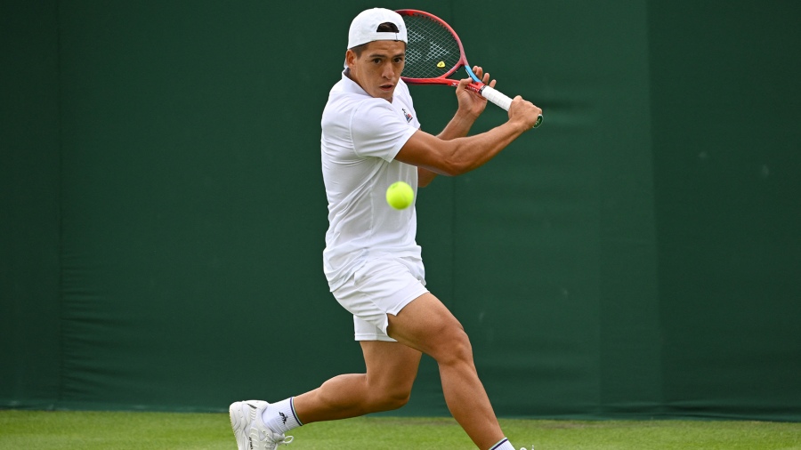 Gran debut para Sebastin Bez en su primer partido en el cuadro principal de Wimbledon Foto TW atptour