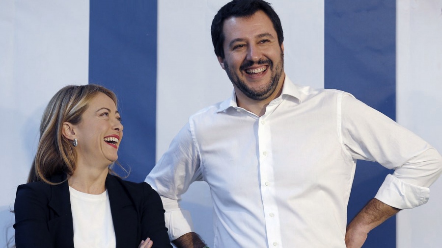 Meloni y Salvini junto a Berlusconi encabezan los sondeos de cara a los comicios del 25 de septiembre