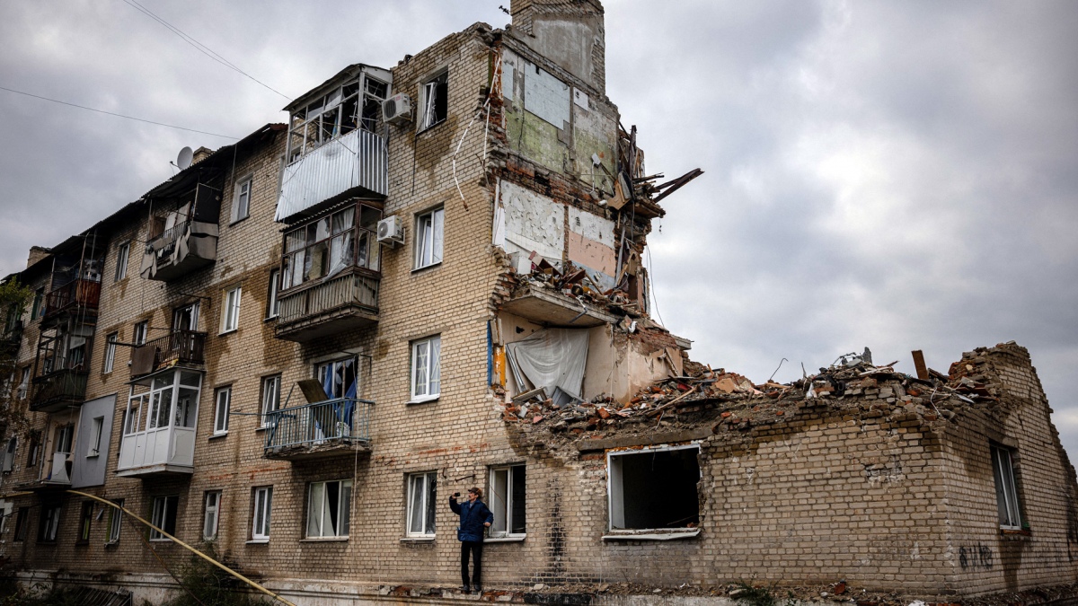 Ataques en Ucrania provocaron la evacuacin de civiles Foto AFP
