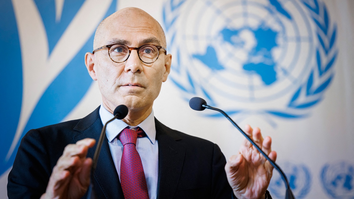 El Alto Comisionado de Naciones Unidas para los Derechos Humanos de la ONU Volker Trk Foto AFP
