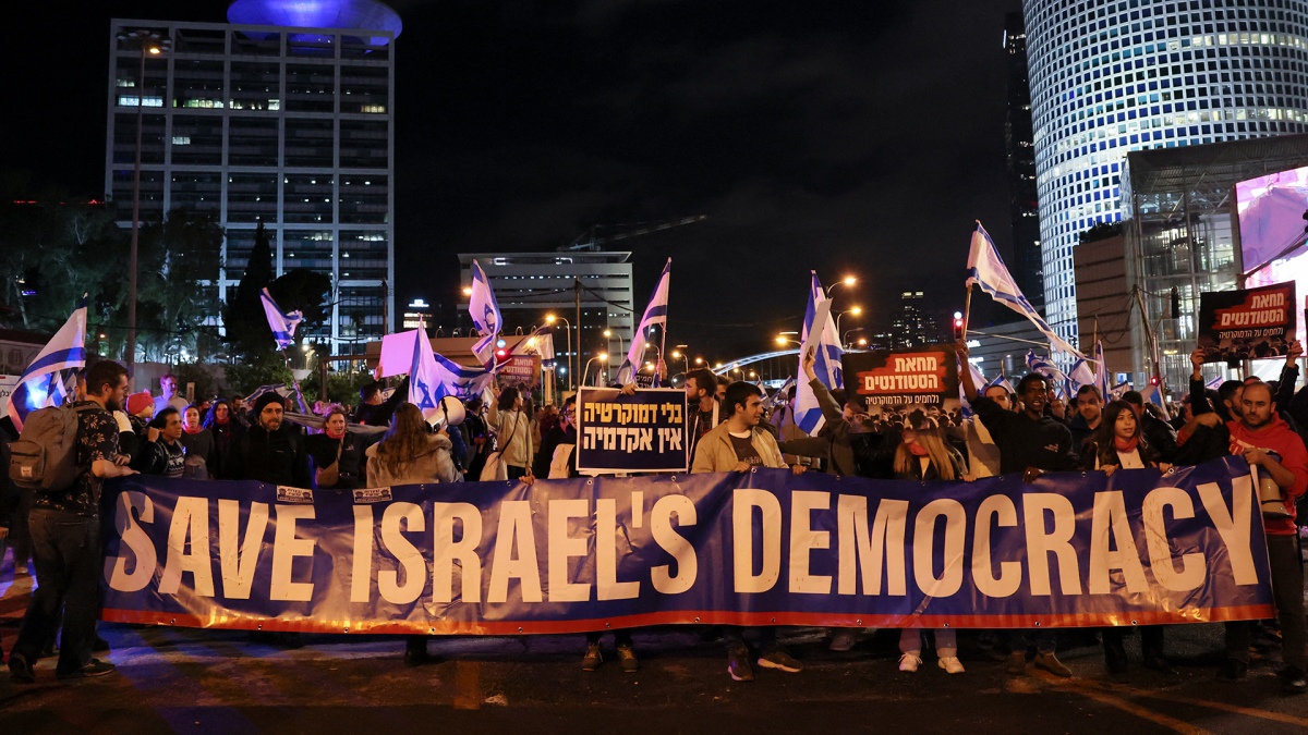Las principales manifestaciones se registraron en Tel Aviv Foto AFP