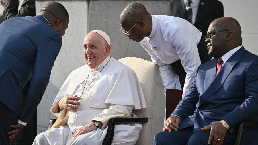 El Papa lleg al Congo en su gira por frica Foto AFP 