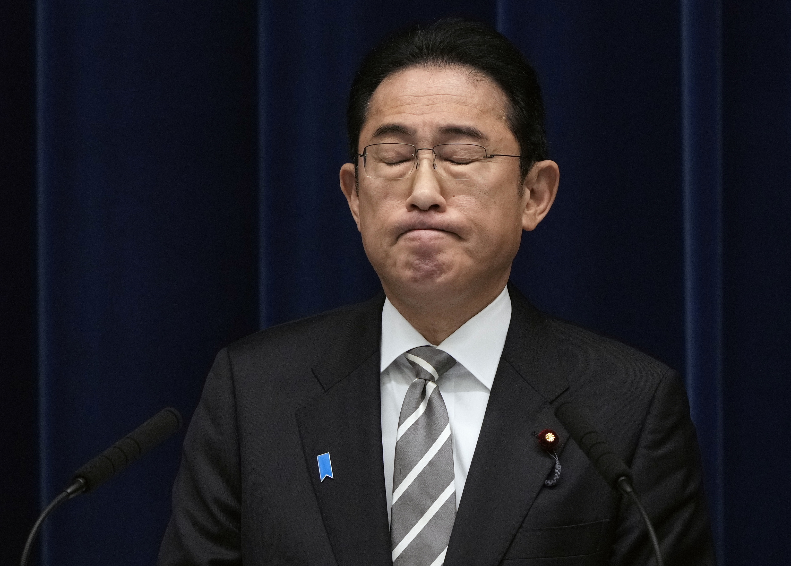 El primer ministro japonés Fumio Kishida.