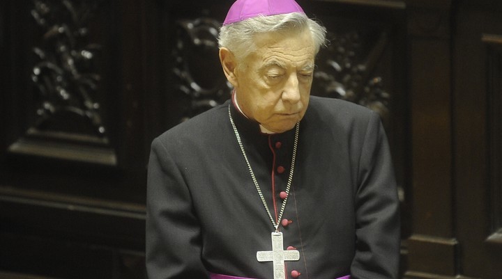 Monseñor Héctor Aguer, en 2020. 