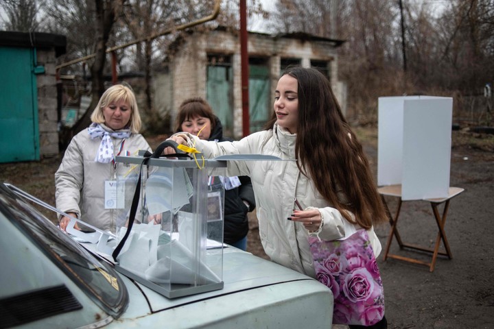 También votarán las repúblicas populares de Donetsk y Lugansk. Foto: AFP
