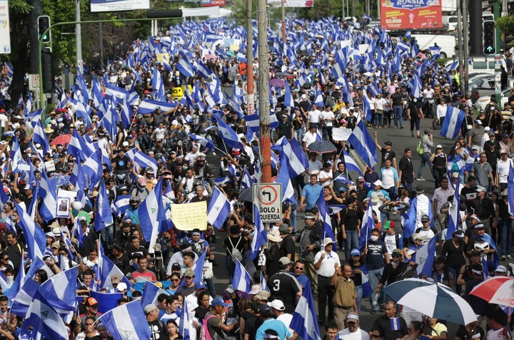 El movimiento de protesta de 2018 puso en jaque al gobierno de Daniel Ortega, que reforzó la represión. Foto: EFE 
