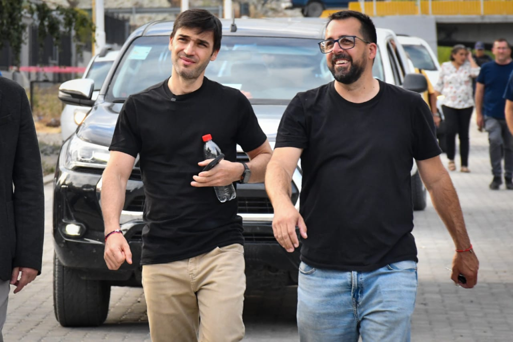 Torres y Taccetta inauguraron importantes obras para Esquel